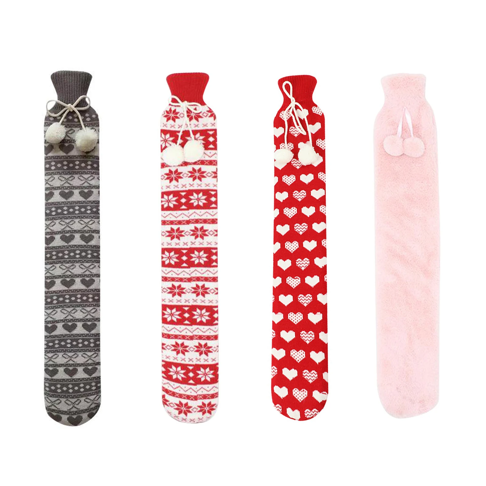 52cm Extra Long Hot Water Bottles Bag With Knitted Removable Cover For Waist Hand Foot Warming Christmas Gift
52cm Extra Long Hot Water Bottles Bag With Knitted Removable Cover For Waist Hand Foot Warming Christmas Gift