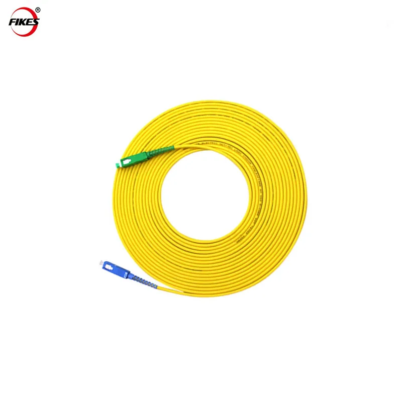 SC APC to SC UPC Fiber optic cord, G657A2 PVC , 2.0mm Fiber patch cable, 1m length to 15m length
SC APC to SC UPC Fiber optic cord, G657A2 PVC , 2.0mm Fiber patch cable, 1m length to 15m length