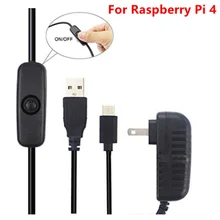 Aokin Raspberry Pi 4 Power Supply 5V 3A Type-C Power Adapter With ON/OFF Switch EU US AU UK Chargers For Raspberry Pi 4 Model B
Aokin Raspberry Pi 4 Power Supply 5V 3A Type-C Power Adapter With ON/OFF Switch EU US AU UK Chargers For Raspberry Pi 4 Model B