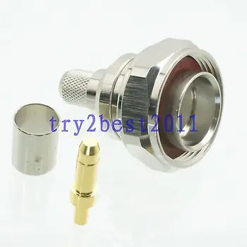 DHL/EMS 10pc Connector 7/16 DIN plug pin crimp RG8 RG213 LMR400 RG214 COAXIAL straight -C1
DHL/EMS 10pc Connector 7/16 DIN plug pin crimp RG8 RG213 LMR400 RG214 COAXIAL straight -C1