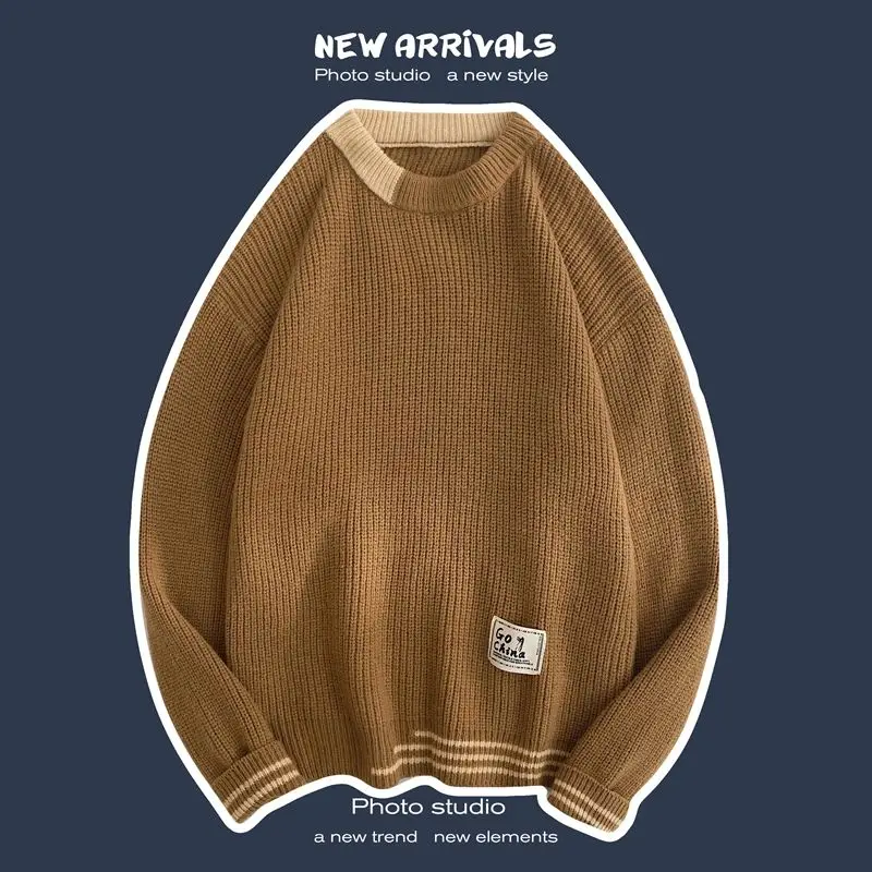 Men's sweater 2020 autumn winter new slim pure color languid lazy wind knit sweater loose leisure personality youth men's wear
Men's sweater 2020 autumn winter new slim pure color languid lazy wind knit sweater loose leisure personality youth men's wear
