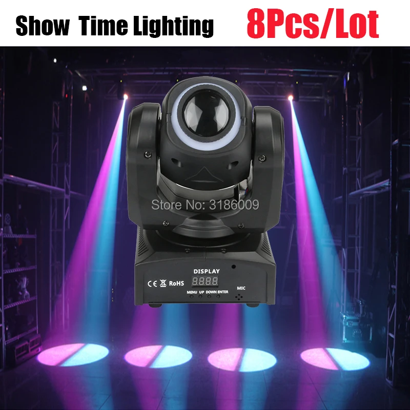 8Pcs/Lot 30W Dj Led Gobo Moving head with led strip disco lights high bright could adjust focus the image with DMX 512 Show time
8Pcs/Lot 30W Dj Led Gobo Moving head with led strip disco lights high bright could adjust focus the image with DMX 512 Show time
