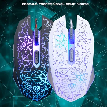 Shipadoo X2 Wired Mouse, Aggravated Steel Plate Cracks, Colorful LED Optical Gaming USB Gaming Mouse
Shipadoo X2 Wired Mouse, Aggravated Steel Plate Cracks, Colorful LED Optical Gaming USB Gaming Mouse