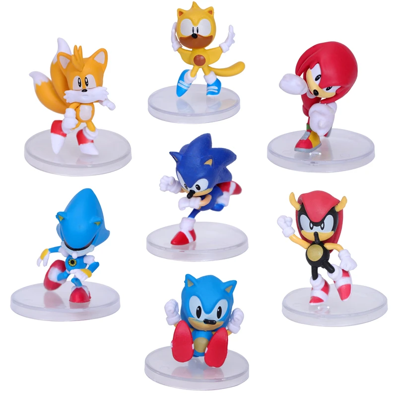 7Pcs/set Sonic The Hedgehog Cartoon Anime Figure Model PVC Doll Toys Team Sonic Game Boy Girl Toy For Kids Birthday Xmas Gift
7Pcs/set Sonic The Hedgehog Cartoon Anime Figure Model PVC Doll Toys Team Sonic Game Boy Girl Toy For Kids Birthday Xmas Gift
