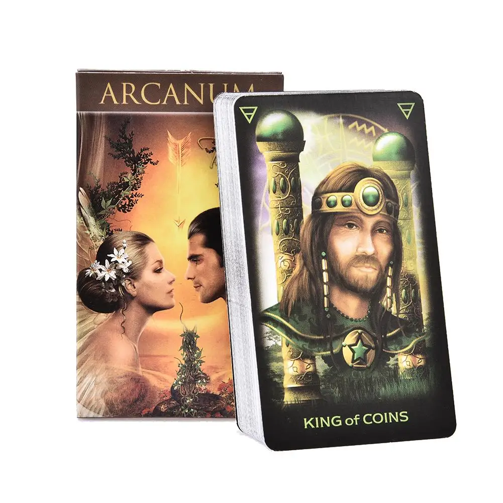 78Sheets Arcanum Tarot Cards Games Board Deck Games Mysterious Divination Palying Cards For Party Game Entertainment
78Sheets Arcanum Tarot Cards Games Board Deck Games Mysterious Divination Palying Cards For Party Game Entertainment