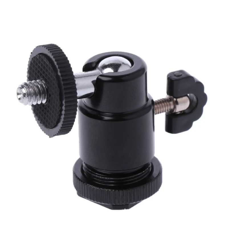 Camera Accessory Tripod 1/ 4" Male Screw Hot Shoe Adapter Ball Head With Lock 
Camera Accessory Tripod 1/ 4" Male Screw Hot Shoe Adapter Ball Head With Lock
