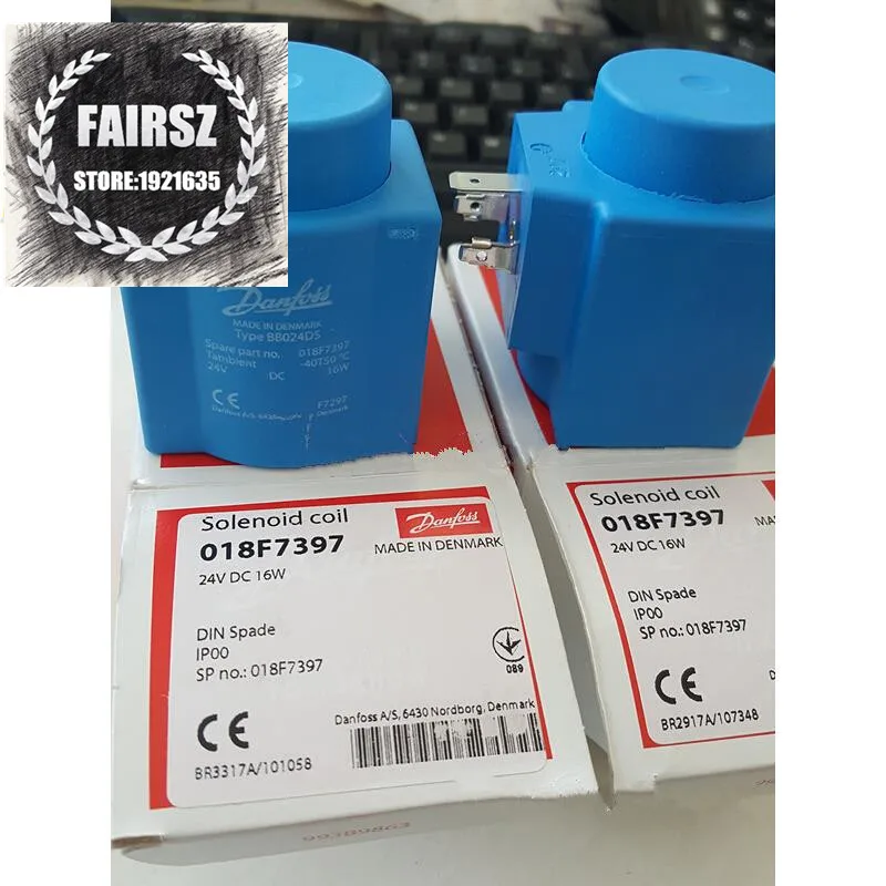 Оригинальная катушка Danfoss для электромагнитного клапана 018F7397 | Безопасность и