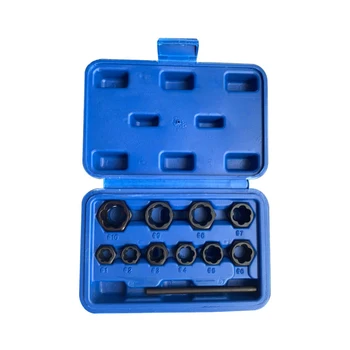 11PCS/Lot Damaged Bolt Nut Screw Remover Extractor Removal Set Threading Tools Kit Remover Extractor Removal Set
11PCS/Lot Damaged Bolt Nut Screw Remover Extractor Removal Set Threading Tools Kit Remover Extractor Removal Set
