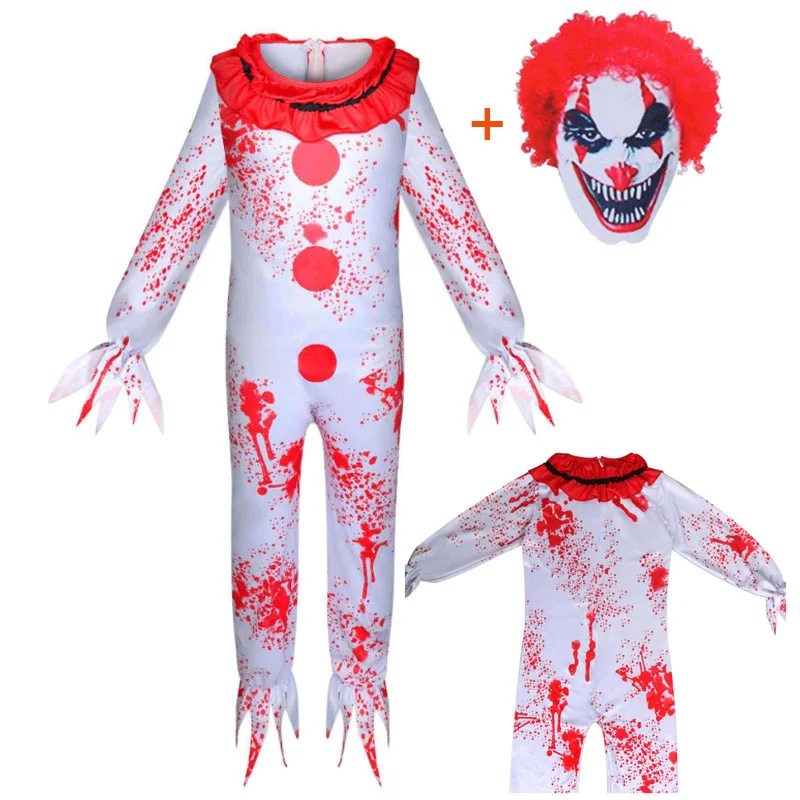 New boy evil clown costume Halloween fancy dress party cosplay costume child harsh killer free delivery
New boy evil clown costume Halloween fancy dress party cosplay costume child harsh killer free delivery