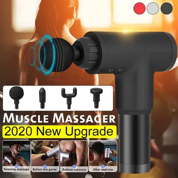 4 Gear Massage Gun Deep Muscle Massager Muscle Pain Body Neck Massage Exercising Relaxation Slimming Shaping Pain Relief 2000mAh
4 Gear Massage Gun Deep Muscle Massager Muscle Pain Body Neck Massage Exercising Relaxation Slimming Shaping Pain Relief 2000mAh