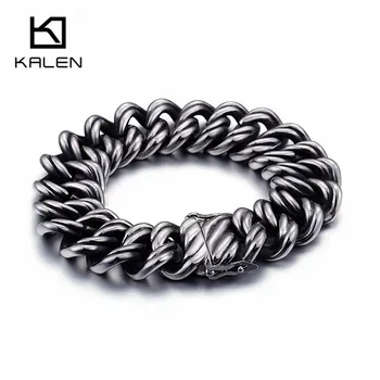 Neo-Gothic Stainless Steel Link Chain Bracelets For Men 21.5cm Rock High Quality Hand Chain Bracelets For Drop Shipping 
Neo-Gothic Stainless Steel Link Chain Bracelets For Men 21.5cm Rock High Quality Hand Chain Bracelets For Drop Shipping