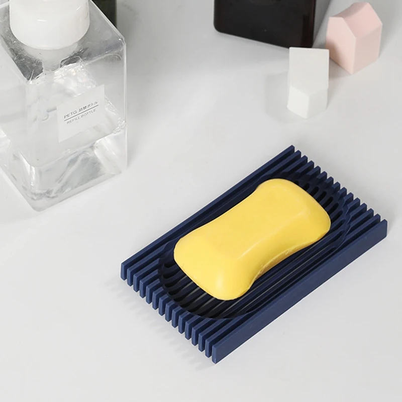 V Soft Plastic Soap Dish Double-sided Usable Multi-functional Soap Tray Bathroom Countertop Placement Drop-resistant
V Soft Plastic Soap Dish Double-sided Usable Multi-functional Soap Tray Bathroom Countertop Placement Drop-resistant