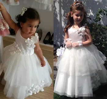 Cute Flower Girls Dresses For Weddings Kids Tulle Long Children Little Girl Pageant Dress Handmade Cute White Girl Ball Gown
Cute Flower Girls Dresses For Weddings Kids Tulle Long Children Little Girl Pageant Dress Handmade Cute White Girl Ball Gown