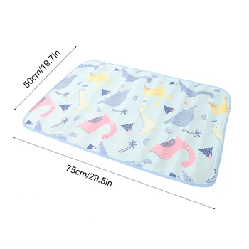75X50CM Waterproof Material Washable Reusable Pet Dog Puppy Training Pee Pads Cute Cartoon Pattern Cooling Sleeping Cushion
75X50CM Waterproof Material Washable Reusable Pet Dog Puppy Training Pee Pads Cute Cartoon Pattern Cooling Sleeping Cushion