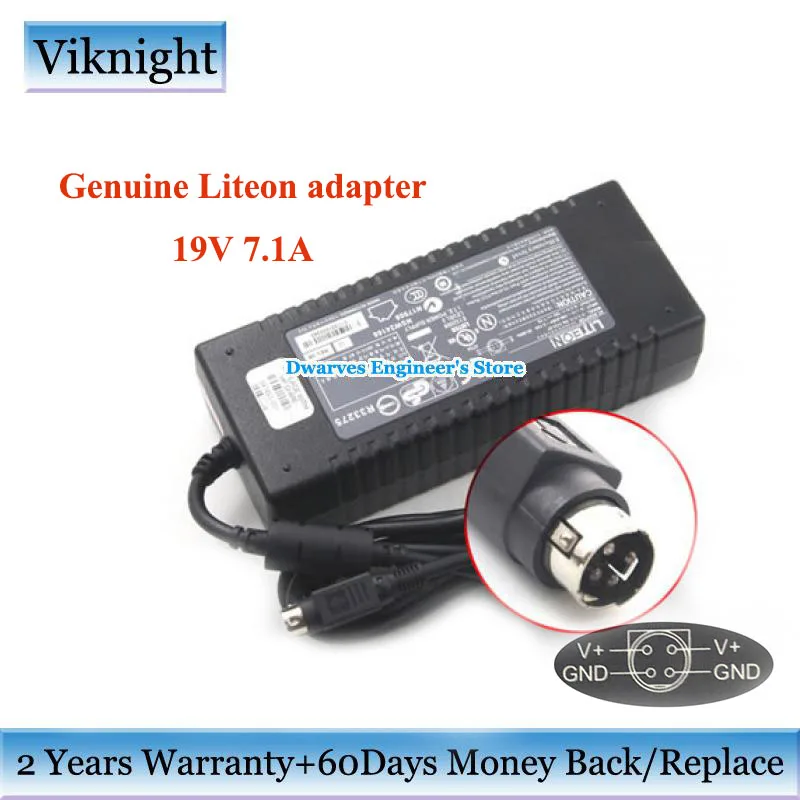 New Genuine Liteon Lishin PA-1131-07 0317A19135 19V 7.1A 135W Power Supply Charger Adapter
New Genuine Liteon Lishin PA-1131-07 0317A19135 19V 7.1A 135W Power Supply Charger Adapter