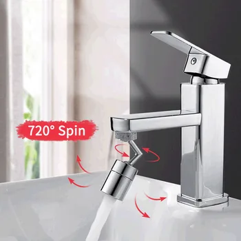720 Degree Swivel Kitchen Faucet Aerator Adjustable Dual Mode Sprayer Filter Diffuser Water Saving Nozzle Faucet Connector
720 Degree Swivel Kitchen Faucet Aerator Adjustable Dual Mode Sprayer Filter Diffuser Water Saving Nozzle Faucet Connector