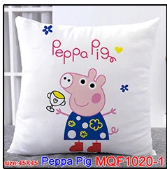 peppa pig cushion cover 45*45cm pillowcase cartoon pillow case for car sofa bedroom kids room living room home decoration gift peppa pig cushion cover 45*45cm pillowcase cartoon pillow case for car sofa bedroom kids room living room home decoration gift