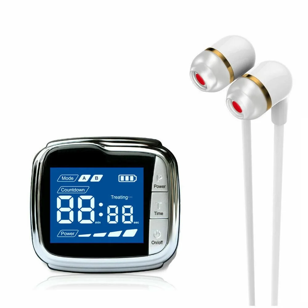 Cold Laser Low Level Laser Therapy Wrist Watch Unit Device for Tinnitus Ear Otitis Tympanitis Blood Purification
Cold Laser Low Level Laser Therapy Wrist Watch Unit Device for Tinnitus Ear Otitis Tympanitis Blood Purification
