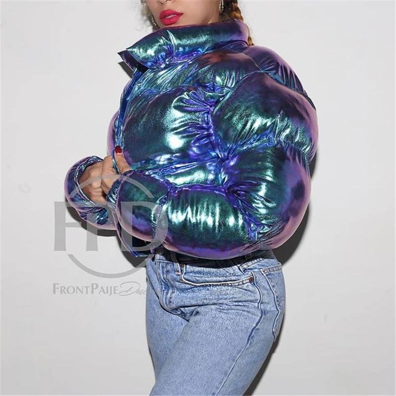 FUFUCAILLM 2021 Winter Parkas Women Neon Color Cropped Puffer Jacket Parkas Outwear Thick Bubble Coat Fashion Streetwear Jacket
FUFUCAILLM 2021 Winter Parkas Women Neon Color Cropped Puffer Jacket Parkas Outwear Thick Bubble Coat Fashion Streetwear Jacket
