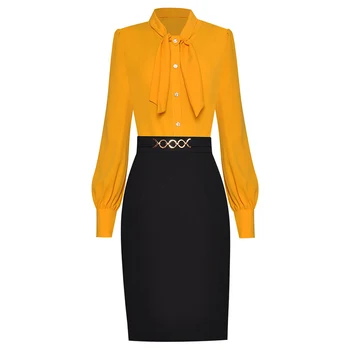 HIGH QUALITY Newest Fashion 2020 Designer Runway Suit Set Women's Long Sleeve Bow Collar Blouse Shirt Skirt Set
HIGH QUALITY Newest Fashion 2020 Designer Runway Suit Set Women's Long Sleeve Bow Collar Blouse Shirt Skirt Set
