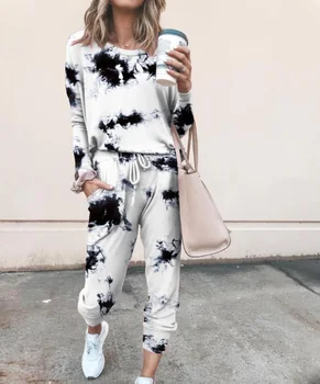 Women Fitness Set Two Pieces Elestic High Waist Tie dye Leisure Set Summer Set Slim Sweatpants Outfit 2 Piece sets Tracksuits
Women Fitness Set Two Pieces Elestic High Waist Tie dye Leisure Set Summer Set Slim Sweatpants Outfit 2 Piece sets Tracksuits
