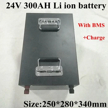 Steel Case 24V 300AH Lithium Li Ion Battery with 100A BMS for 2500W 2000W RV EV Scooter Solar Golf Cart UPS + 20A Charger
Steel Case 24V 300AH Lithium Li Ion Battery with 100A BMS for 2500W 2000W RV EV Scooter Solar Golf Cart UPS + 20A Charger