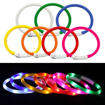 Newly USB Rechargeable LED Dog Pet Collar Flashing Adjustable Safety Light Neck Chain 
Newly USB Rechargeable LED Dog Pet Collar Flashing Adjustable Safety Light Neck Chain