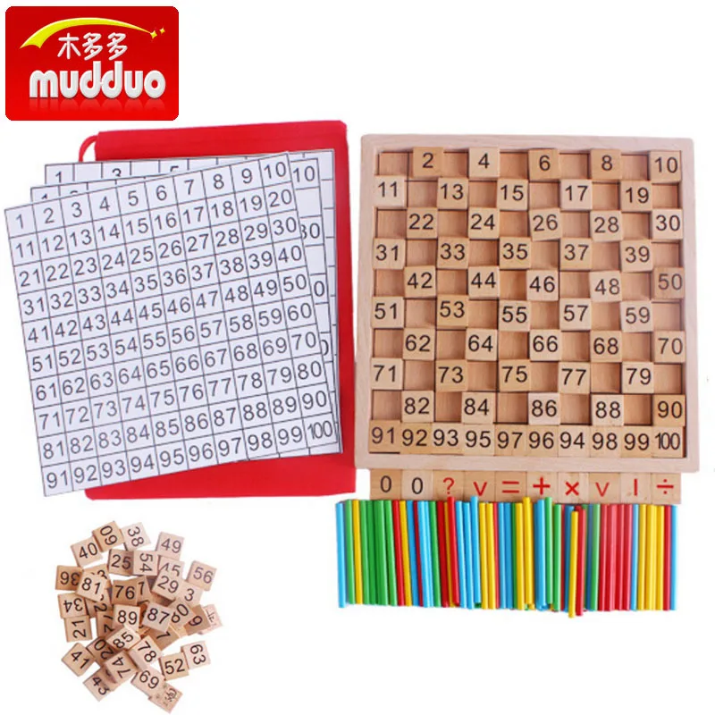 Children Montessori Teaching Aids Wood 1-100 with Numbers Continuous Board Students Mathematical Computation Cognitive Chinese C
Children Montessori Teaching Aids Wood 1-100 with Numbers Continuous Board Students Mathematical Computation Cognitive Chinese C
