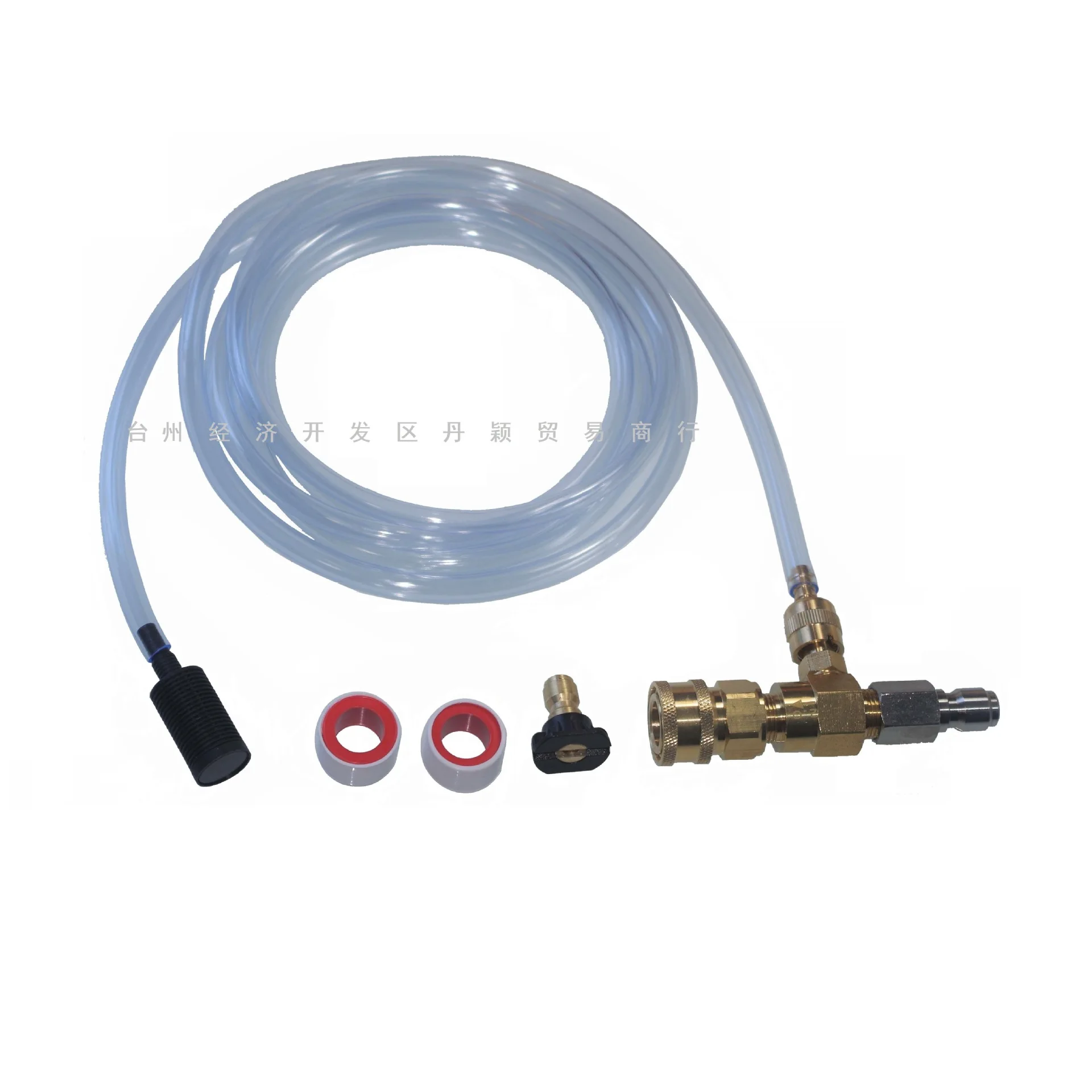 High Pressure Washer 3/8 Quick Plug Pesticide Spray Adjustable Soap Injector Black And White with Pattern Foam Nozzle Can Be Spr
High Pressure Washer 3/8 Quick Plug Pesticide Spray Adjustable Soap Injector Black And White with Pattern Foam Nozzle Can Be Spr