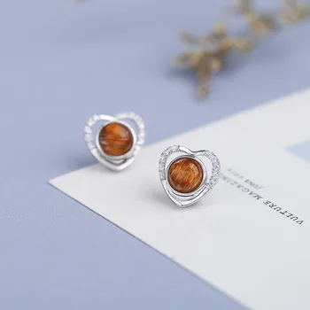 S925 Silver Ear Stud Simple Heart Shape Inlaid Rutilated Quartz Ear Stud Crystal Accessories Gold Rutilated Quartz Stud Earrings
S925 Silver Ear Stud Simple Heart Shape Inlaid Rutilated Quartz Ear Stud Crystal Accessories Gold Rutilated Quartz Stud Earrings