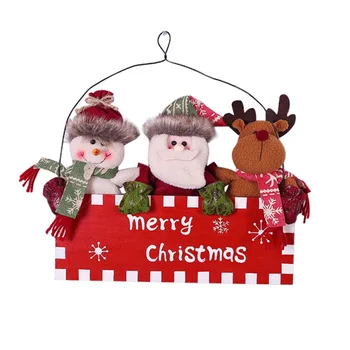Wood Christmas Decor Wall Or Door Hanger Doll Window Party Decoration Santa Claus Snowman Elk Door Hanging Signs Door Plate
Wood Christmas Decor Wall Or Door Hanger Doll Window Party Decoration Santa Claus Snowman Elk Door Hanging Signs Door Plate