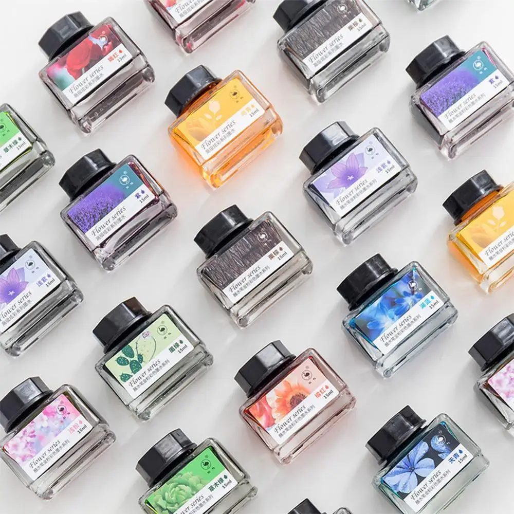 Ostrich Color Glass Ink 12 Colors Ink for Dip Pen with Non-carbon Non-blocking Ink Water 15ml
Ostrich Color Glass Ink 12 Colors Ink for Dip Pen with Non-carbon Non-blocking Ink Water 15ml