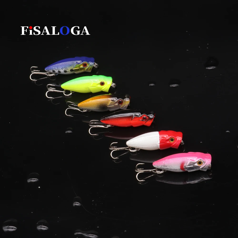Mini Popper Fishing Lures 2.8g 35mm 2 Pcs/Lot Wobblers Topwater FiSALOGA Pike Trout Walk Dog Surface Poper Baits Gift 2 VMC Hook
Mini Popper Fishing Lures 2.8g 35mm 2 Pcs/Lot Wobblers Topwater FiSALOGA Pike Trout Walk Dog Surface Poper Baits Gift 2 VMC Hook