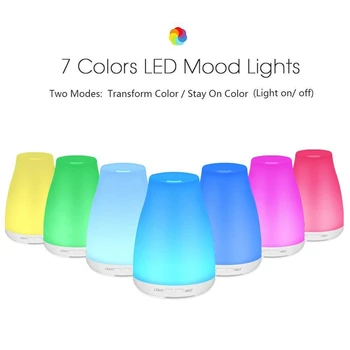 Essential Oil Diffuser Portable Ultrasonic Diffuser Cool Mist Humidifier with 7 Color Led Lights (Us Plug)
Essential Oil Diffuser Portable Ultrasonic Diffuser Cool Mist Humidifier with 7 Color Led Lights (Us Plug)