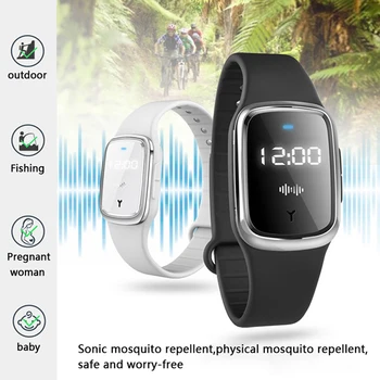 2 IN 1Mosquito Repellent Bracelet Ultrasonic Insect Pest Repeller Watch Time Home Garden Tool
2 IN 1Mosquito Repellent Bracelet Ultrasonic Insect Pest Repeller Watch Time Home Garden Tool