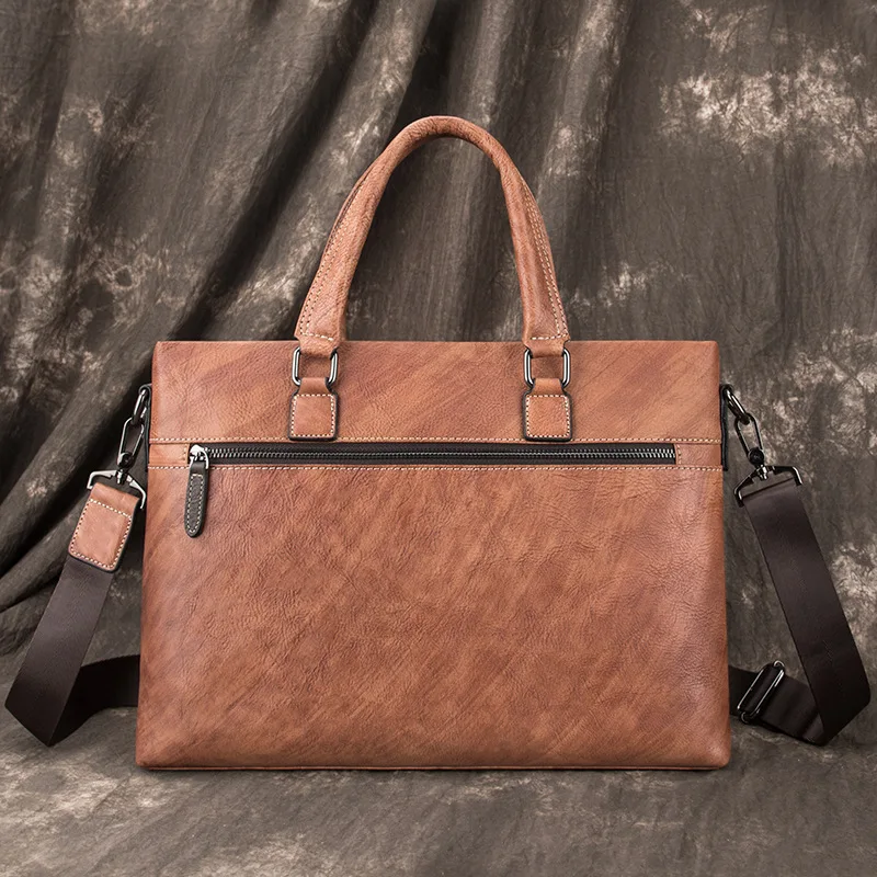 Leather Handbag Men's Briefcase Full-grain Leather Men's Bag Shoulder Bag Cross Briefcase Shoulder Briefcase 4432
Leather Handbag Men's Briefcase Full-grain Leather Men's Bag Shoulder Bag Cross Briefcase Shoulder Briefcase 4432
