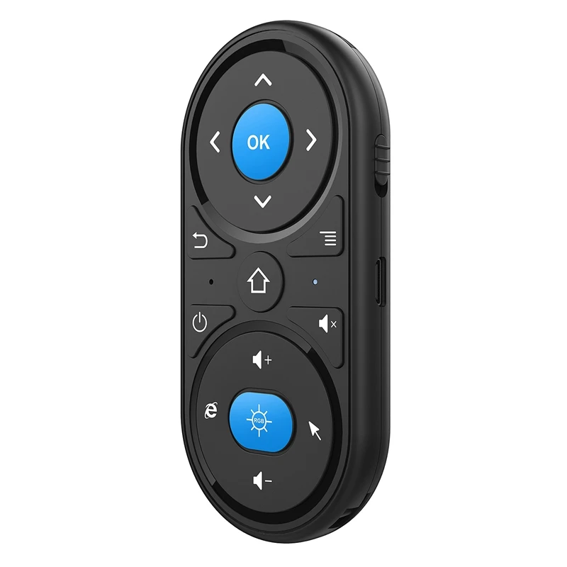 Voice Microphone Rgb Backlit Smart Remote Control 2.4G Wilress Rechargeable Mini Remote for Netflix
Voice Microphone Rgb Backlit Smart Remote Control 2.4G Wilress Rechargeable Mini Remote for Netflix