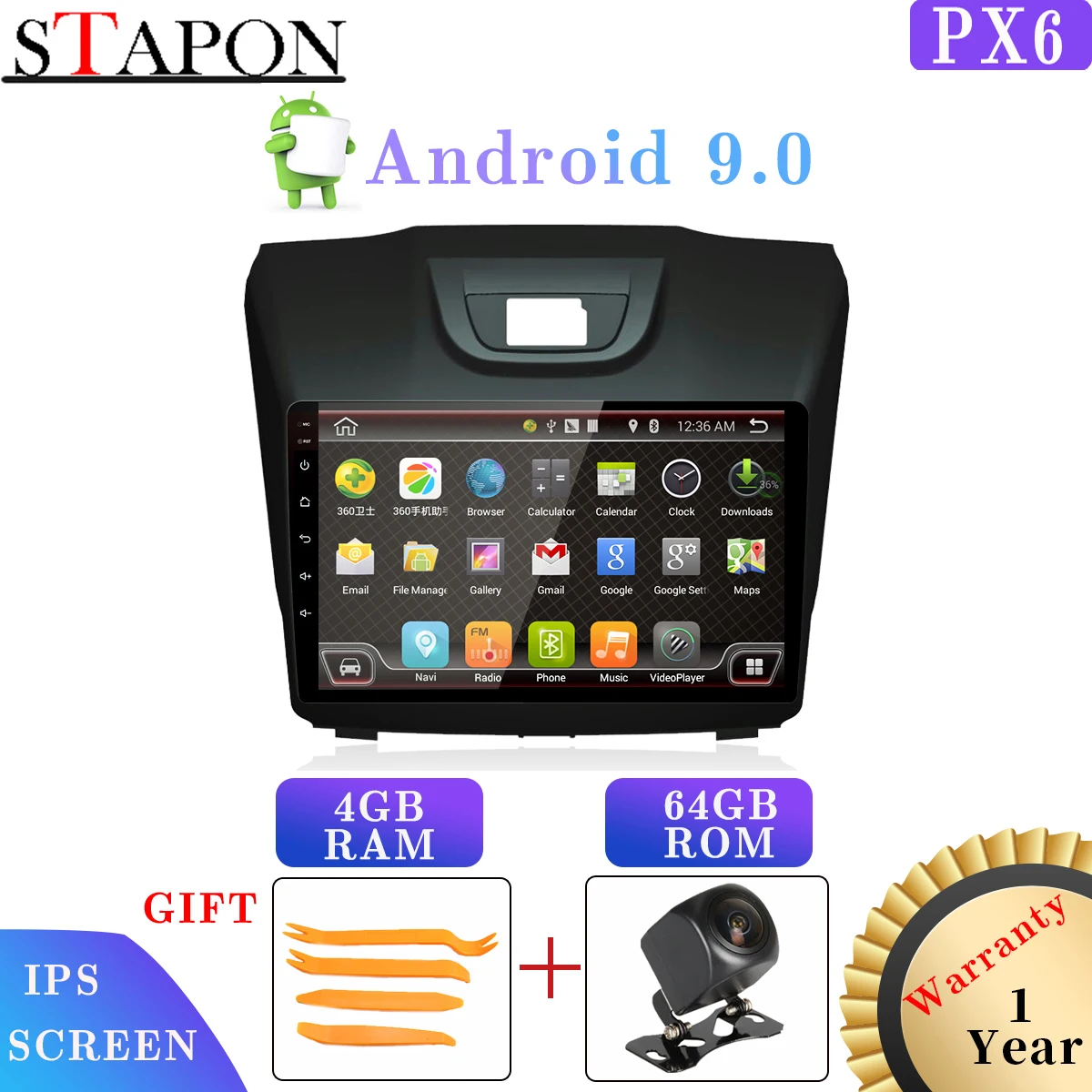 Android 9.0 4GB RAM 64GB ROM 6CORE IPS For isuzu dmax mux 2011-2017 CAR DVD GPS multimedia player stereo radio WIFI DVR PX6
Android 9.0 4GB RAM 64GB ROM 6CORE IPS For isuzu dmax mux 2011-2017 CAR DVD GPS multimedia player stereo radio WIFI DVR PX6