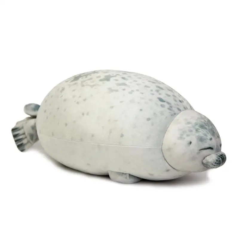 Chubby Blob Seal Plush Animal Toy Cute Ocean Pillow Stuffed Doll Kid Xmas Gift g 