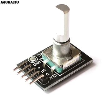 360 Degrees Rotary Encoder Module For Arduino Brick Sensor Switch Development Board KY-040 With Pins
360 Degrees Rotary Encoder Module For Arduino Brick Sensor Switch Development Board KY-040 With Pins