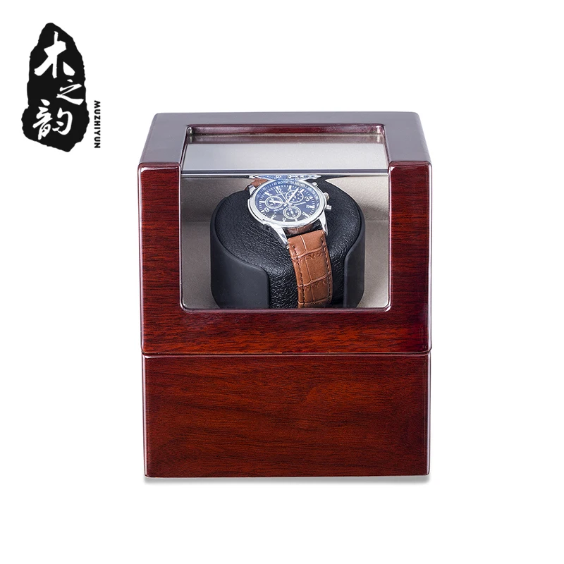 Automatic Wooden Single Watch Winder Box Storage Case With Piano Finish Quite Motor for 4 watches
Automatic Wooden Single Watch Winder Box Storage Case With Piano Finish Quite Motor for 4 watches