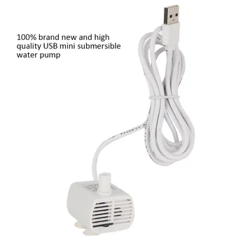 200L/H Fashionable USB Mini Pump Submersible Water Pump For Fish Aquarium Pet Water Dispenser Waterproof Submersible Aquarium
200L/H Fashionable USB Mini Pump Submersible Water Pump For Fish Aquarium Pet Water Dispenser Waterproof Submersible Aquarium
