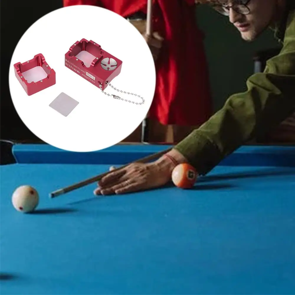 Brand New 4 in 1 Billiard Cue Tip Repair Tool Multifunctional Snooker Pool Chalk Holder Tip Shaper Snooker Scuffs Pokes
Brand New 4 in 1 Billiard Cue Tip Repair Tool Multifunctional Snooker Pool Chalk Holder Tip Shaper Snooker Scuffs Pokes