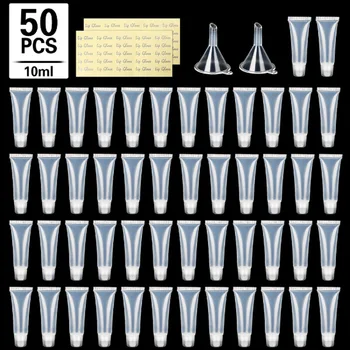 Wholesale 50Pcs 10ml Empty Lip Glosses Tubes Empty Lip Balm Tubes for DIY Lip Glosses Balm with 2pcs Funnels M3
Wholesale 50Pcs 10ml Empty Lip Glosses Tubes Empty Lip Balm Tubes for DIY Lip Glosses Balm with 2pcs Funnels M3