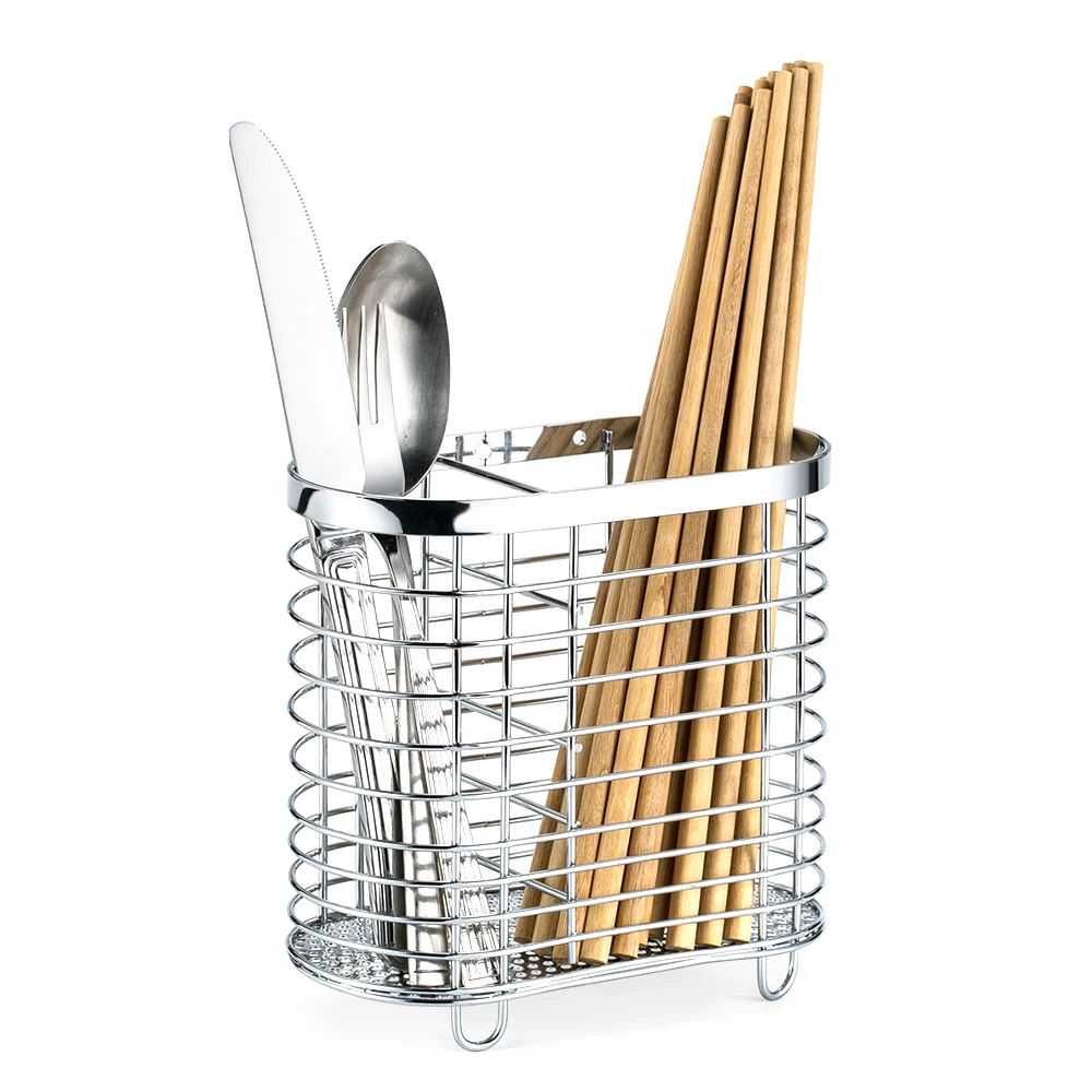 Kitchen Utensils Drying Rack Chopsticks Holder Chrome-Plated Alloy Spoon Knife Fork Sink Basket Storage Organizer Stand
Kitchen Utensils Drying Rack Chopsticks Holder Chrome-Plated Alloy Spoon Knife Fork Sink Basket Storage Organizer Stand