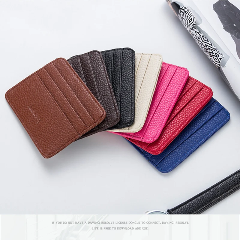 New Arrival Fashion Women Slim Minimalist Wallet PU Leather Credit Card Holder Short Purse
New Arrival Fashion Women Slim Minimalist Wallet PU Leather Credit Card Holder Short Purse