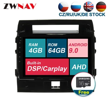 DSP Carplay Android 9.0 Car Multimedia player For Toyota Land Cruiser 200 2008-2015 Radio Audio stereo free GPS map touch screen
DSP Carplay Android 9.0 Car Multimedia player For Toyota Land Cruiser 200 2008-2015 Radio Audio stereo free GPS map touch screen
