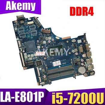 

JIANSU CSL50/CSL52 LA-E801P For HP 15-BS Laptop Motherboard 924751-601 924751-001 924751-501 With i5-7200U DDR4 Tested Mainboard