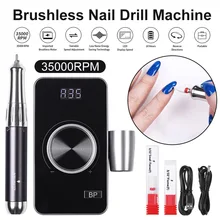 1set 35000RPM Electric Nail Drill Machine with Handpiece USB Rechargeable Nail Gel Polisher Nail File Low Noise Manicure Tool
1set 35000RPM Electric Nail Drill Machine with Handpiece USB Rechargeable Nail Gel Polisher Nail File Low Noise Manicure Tool