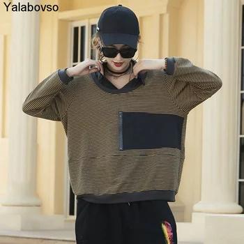 2020 Spring New Korean POLO Collar Long-sleeved Shirt Vintage Shirt Retro Striped Loose Top For Women Plus Size Tops
2020 Spring New Korean POLO Collar Long-sleeved Shirt Vintage Shirt Retro Striped Loose Top For Women Plus Size Tops